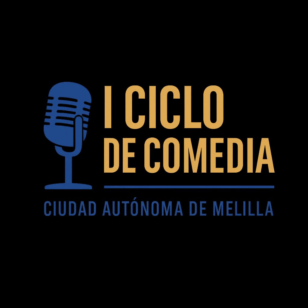 Identidad gráfica del I Ciclo de Comedia Ciudad Autónoma de Melilla.
