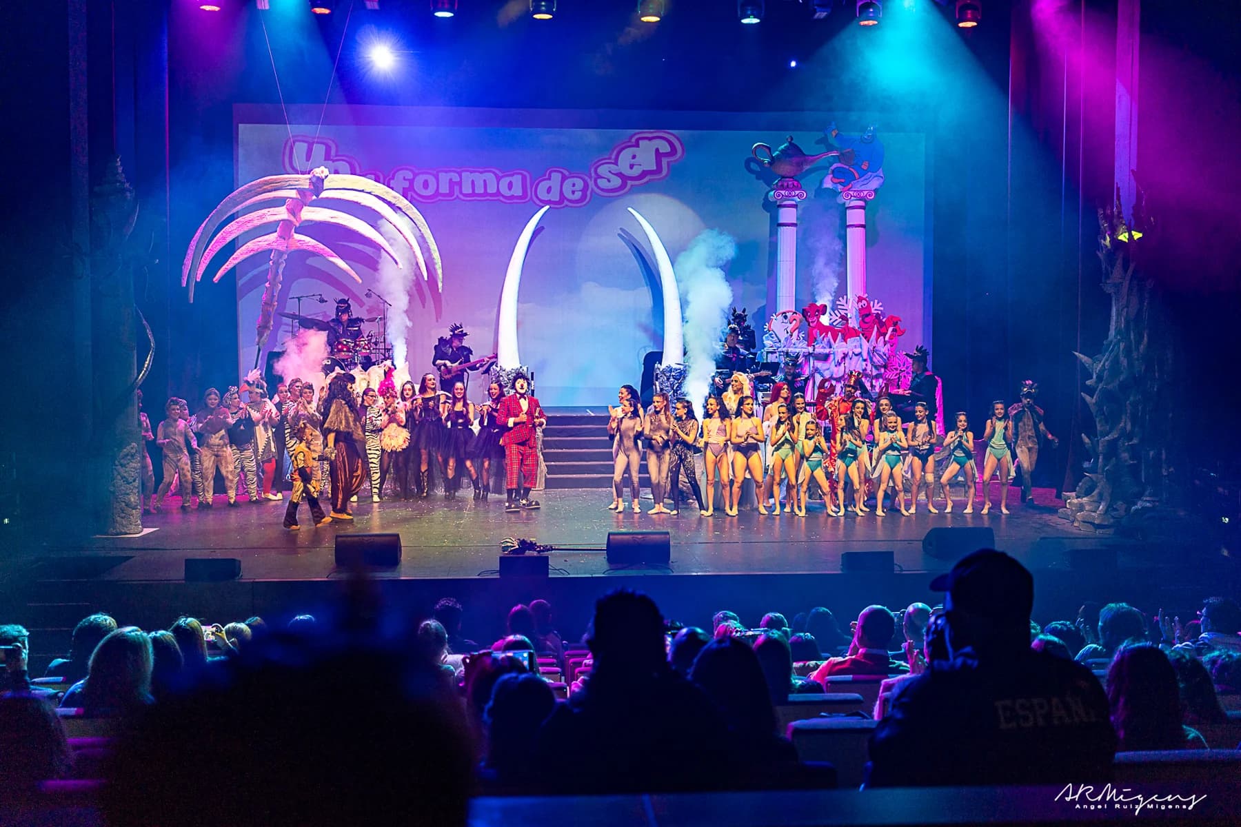 Plano general del escenario de Dibulandia 2.