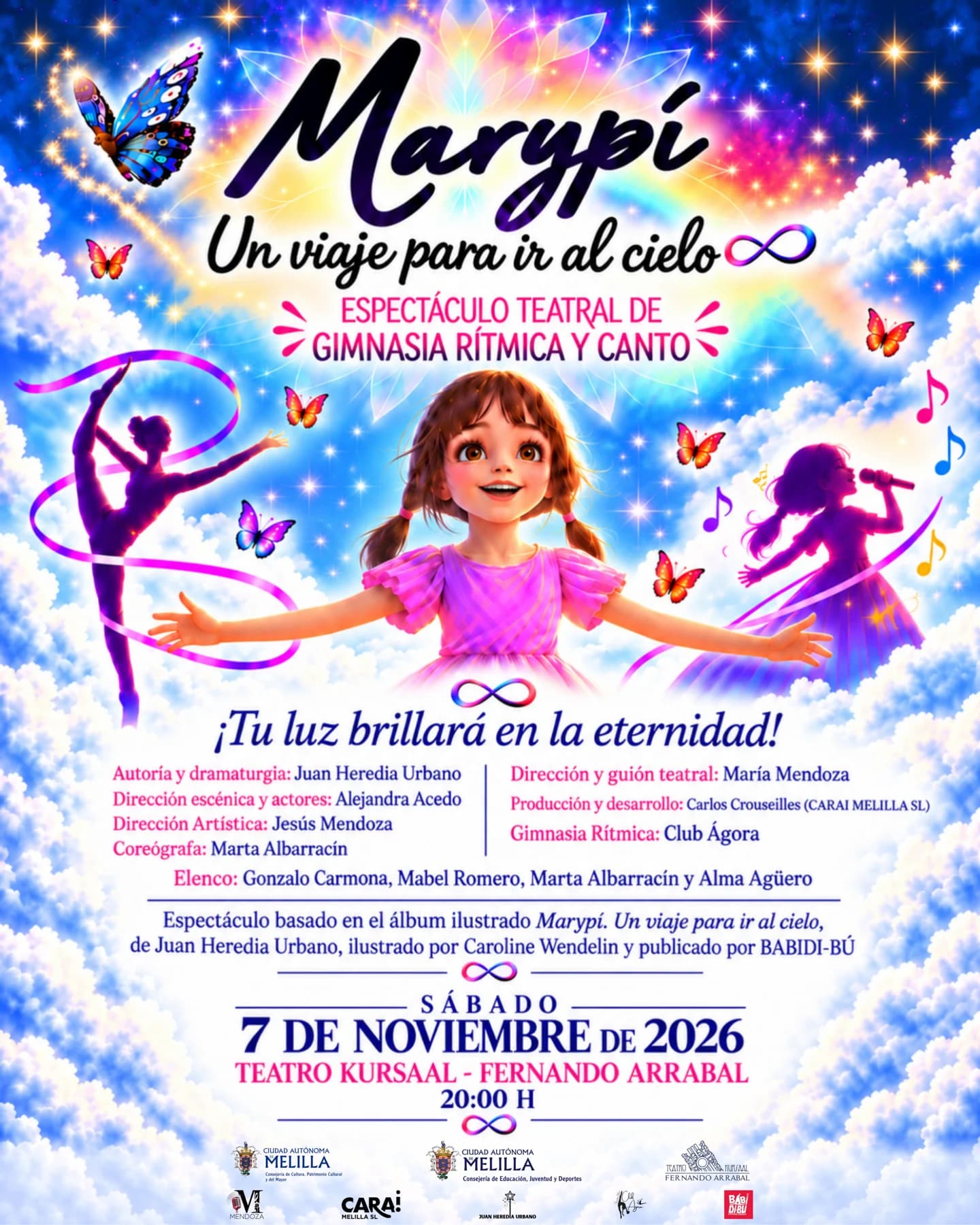 Cartel de Marypí: 7 de noviembre de 2026, 20:00, Teatro Kursaal.